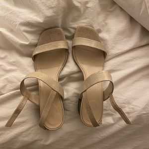 Everlane Cream Sandals
